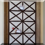 D50. Framed bulletin board. 48” x 32” - $65
